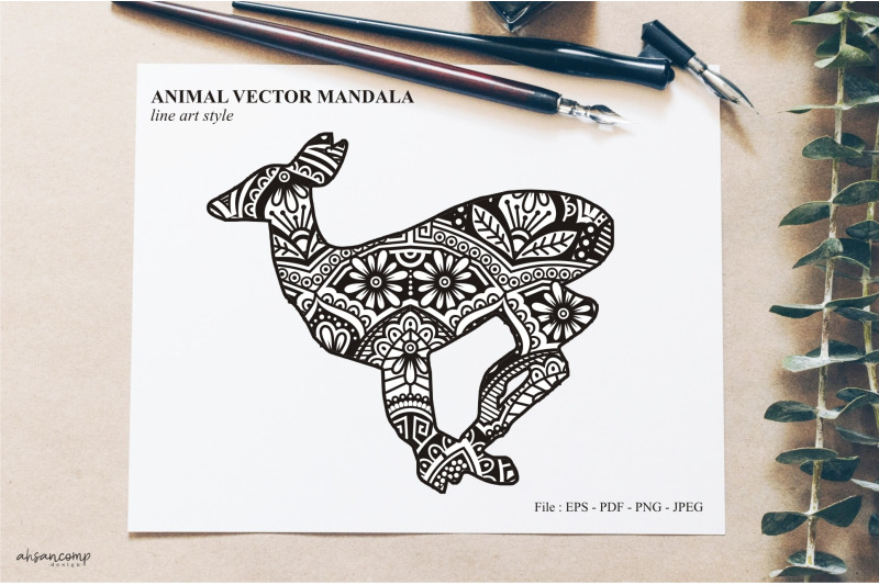 animal-vector-mandala-line-art-style