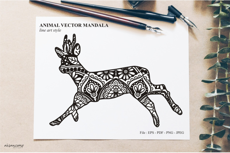 animal-vector-mandala-line-art-style