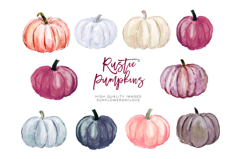 autumn-pumpkin-watercolor-clipart-wine-fall-bridal-shower-marsala