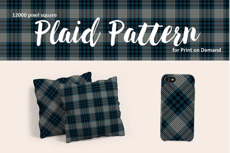 large-format-navy-blue-plaid-pattern-for-print-on-demand