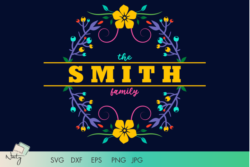 colorful-name-split-floral-frames-svg-for-names-and-titles