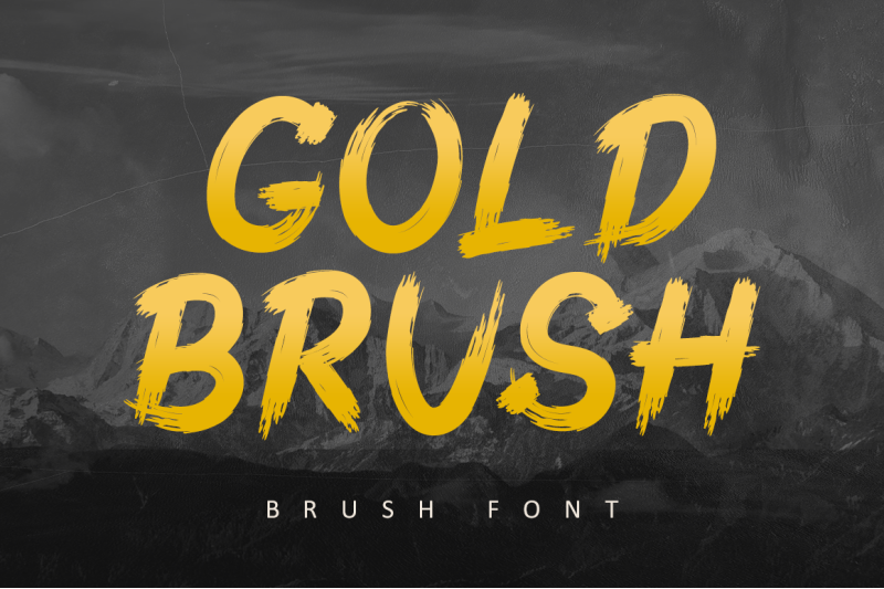 gold-brush-best-brush-font