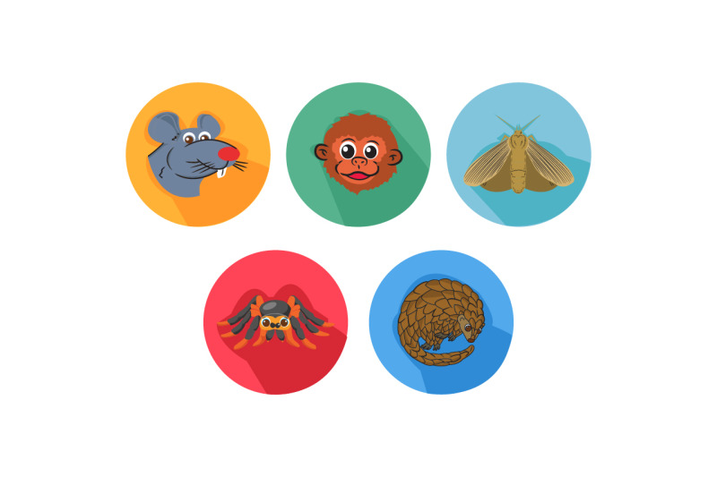 mouse-friends-cartoon-animals-icon-bundle