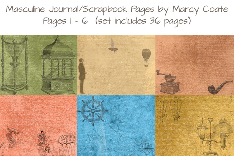 masculine-journal-and-scrapbook-kit