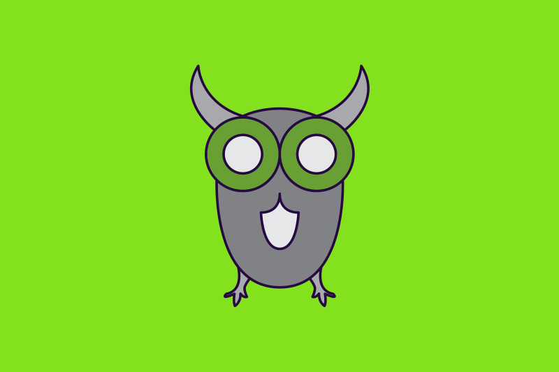 halloween-icon-with-horned-insects