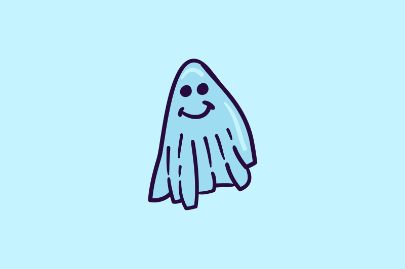 halloween-icon-with-blue-ghost