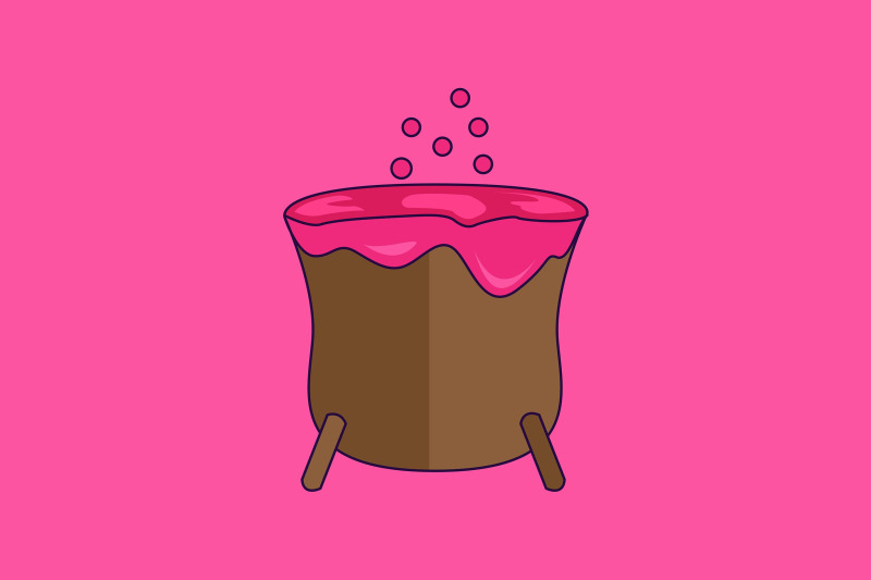 halloween-icon-with-pink-potion