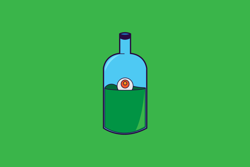 halloween-icon-with-green-potion-and-eye-ball