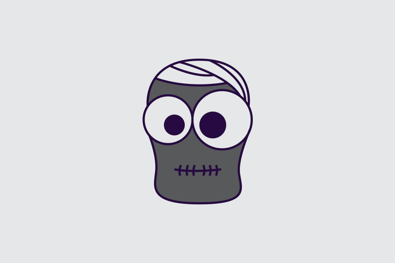 halloween-icon-with-grey-mummy