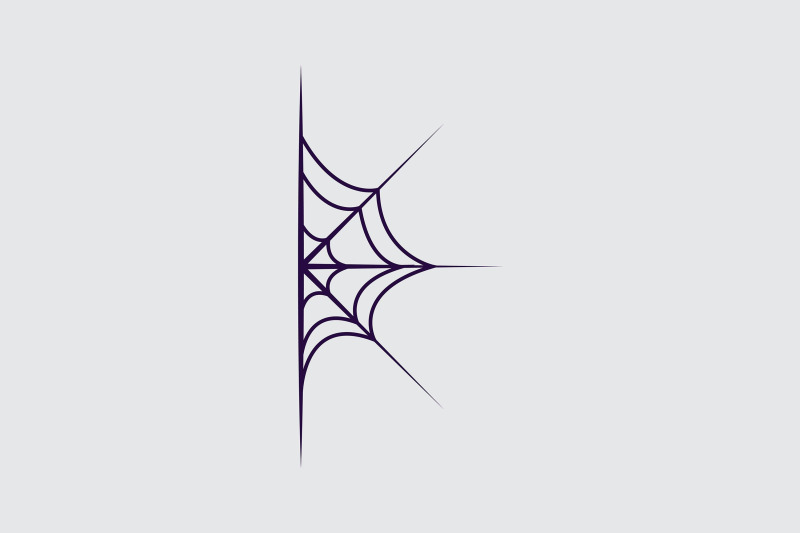 halloween-icon-with-a-half-of-spider-web