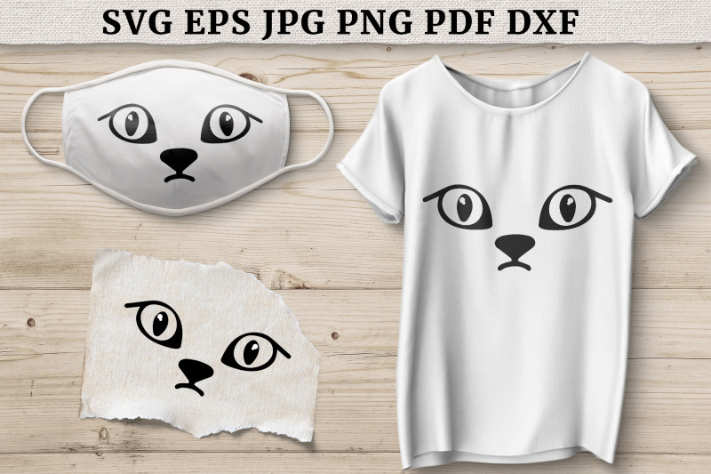 dog-and-cat-faces-for-masks-and-shirts-svg-bundle-cut-files