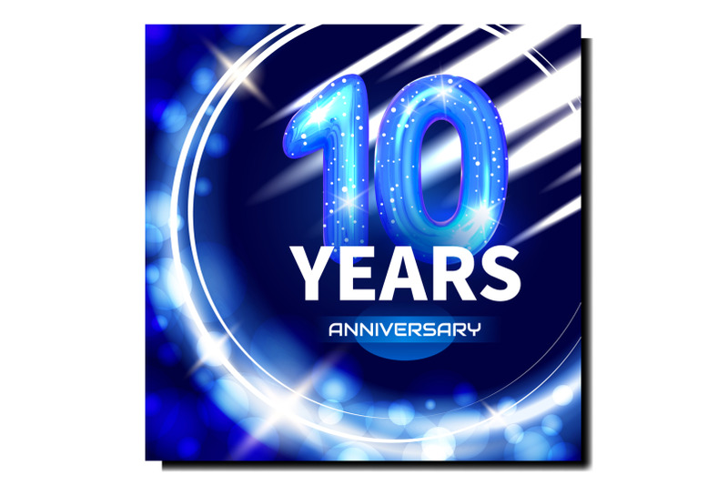 ten-10-years-anniversary-promotional-poster-vector