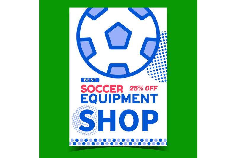 soccer-equipment-shop-promotional-banner-vector