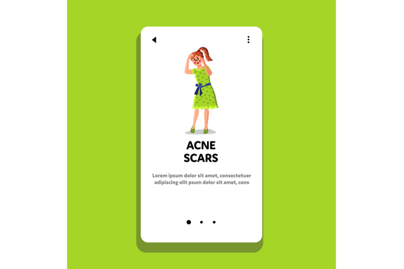 facial-acne-scars-dermatology-skin-problem-vector