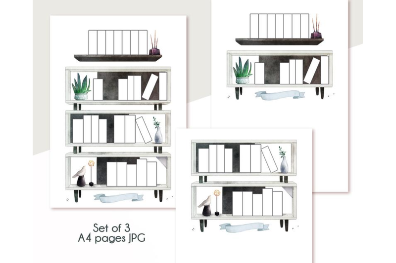 15-book-tracker-printables-reading-log-modern-bookshelf