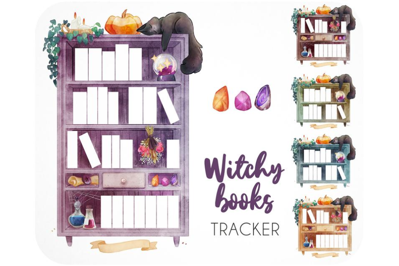 15-witchy-reading-log-printables-halloween-book-tracker