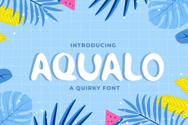 aqualo-cute-display-font