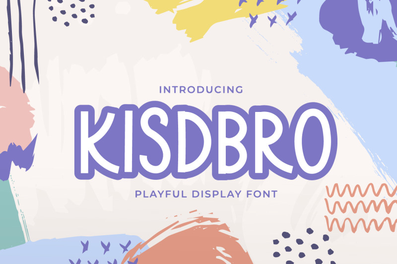 kidsbro-kids-display-font