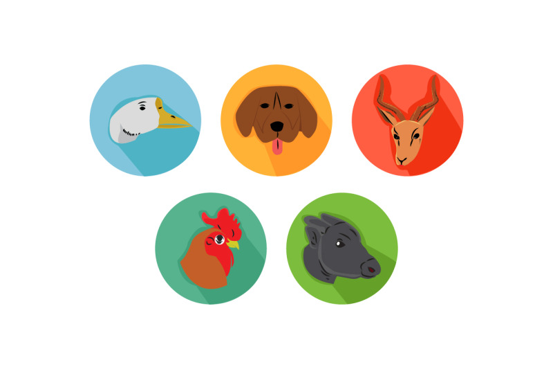 swan-friends-cartoon-animals-icon-bundle