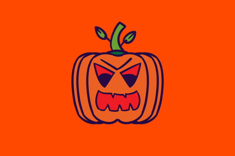 halloween-with-angry-pumpkin