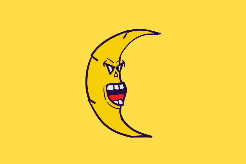 halloween-icon-with-yellow-monster-moon