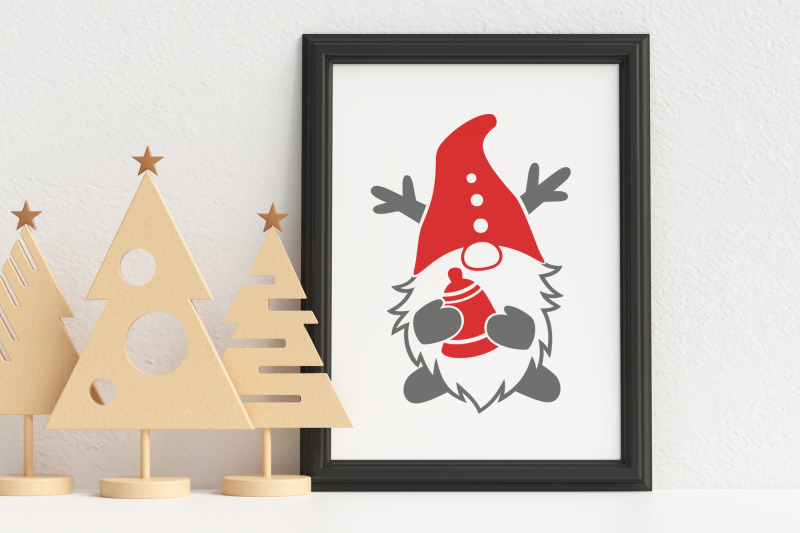 Download Christmas gnome svg files for cricut Christmas mug design Winter gnome By Green Wolf Art ...
