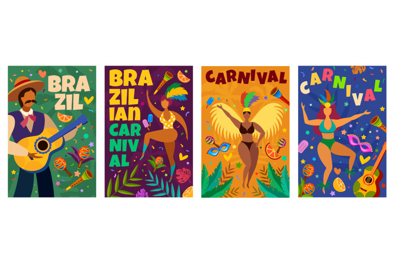 brazilian-carnival-banner-with-masquerade-latino-elements-dance-parad