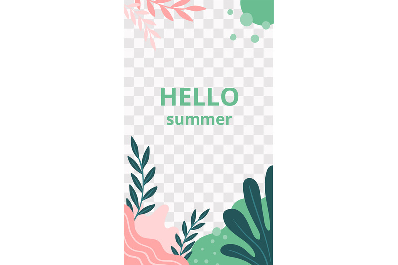 floral-story-garden-flora-hello-summer-social-media-story-template