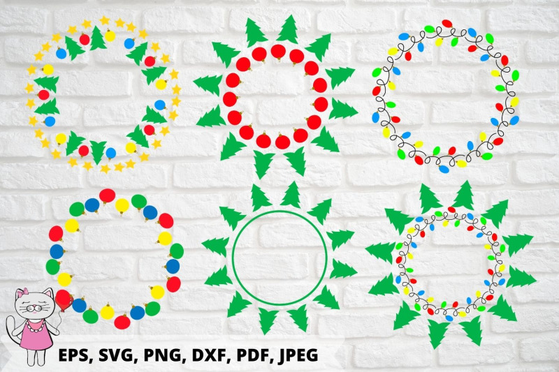 christmas-wreath-monogram-frame-set-design-svg