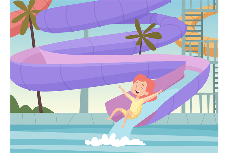 water-park-background-kids-jumping-and-swimming-in-urban-pool-outdoor