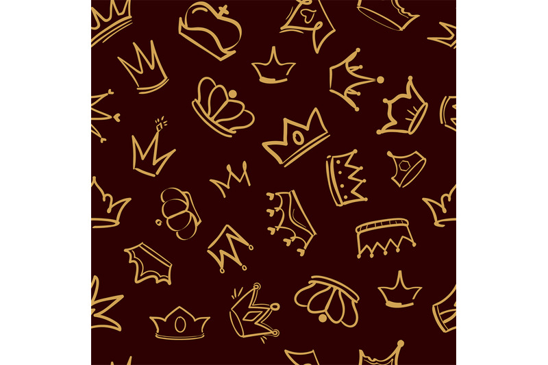 crown-pattern-textile-vector-design-of-golden-diadem-king-crowns-vect