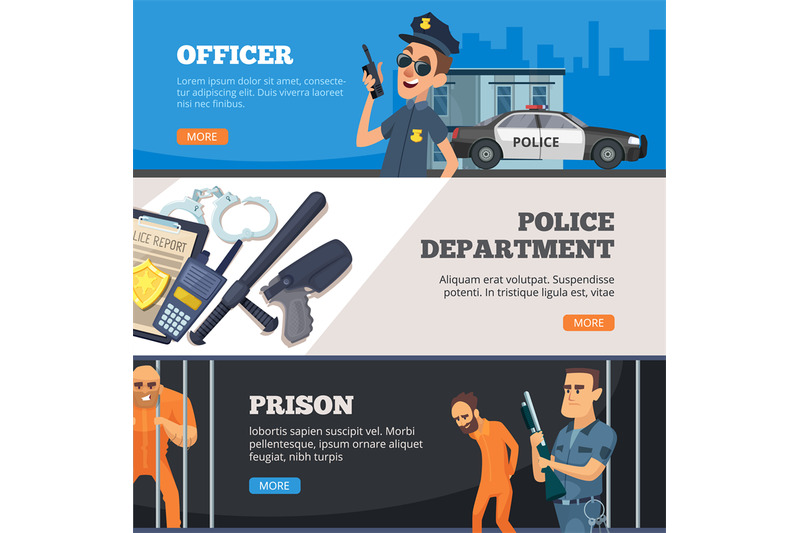 police-banners-urban-security-police-officer-standing-in-uniform-pris