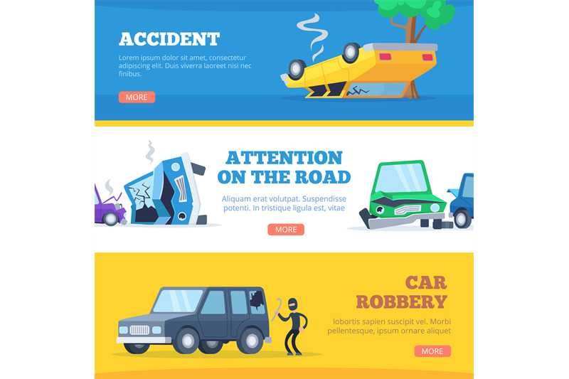 car-accidents-damaged-and-broken-automobiles-scene-of-carsh-cars-vect