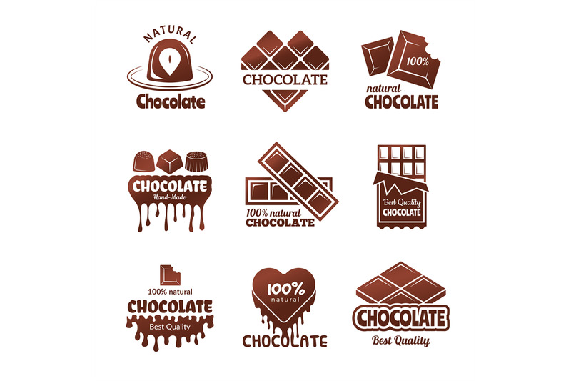 chocolate-logo-sweets-stylized-badges-chef-and-kitchen-cooking-desser