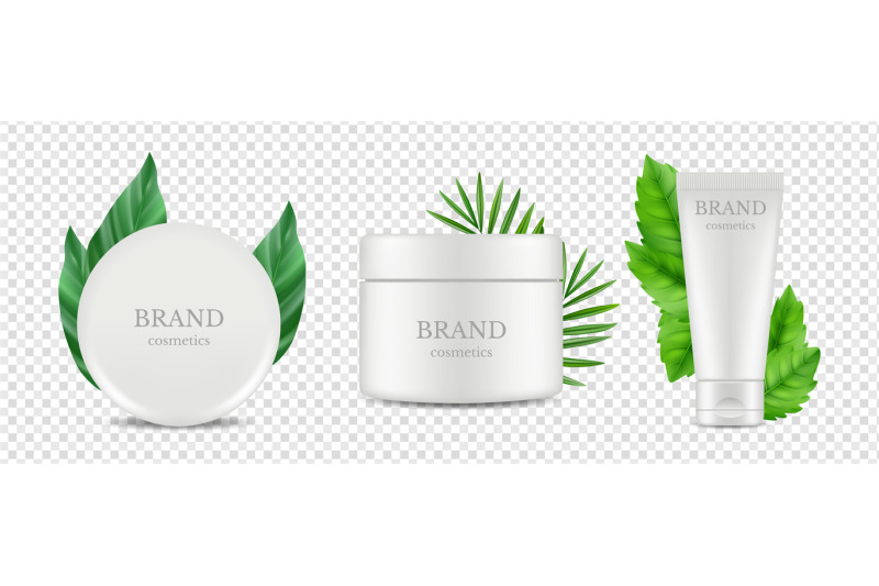 vector-organic-cosmetics-tube-and-tube-boxes-with-green-leaves-vector