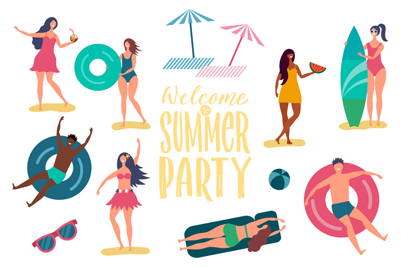 beach-summer-party-vector-characters-international-happy-relaxing-peo