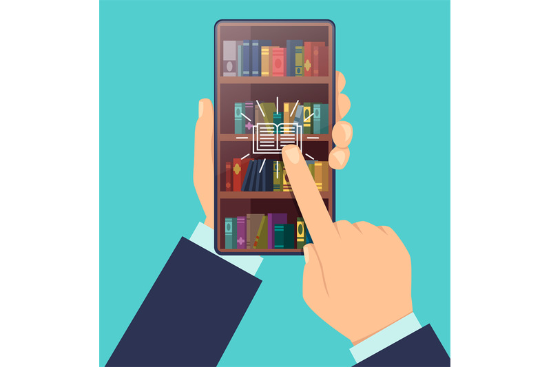 ebook-choose-bookshelves-on-screen-of-smartphone-smart-education-digi