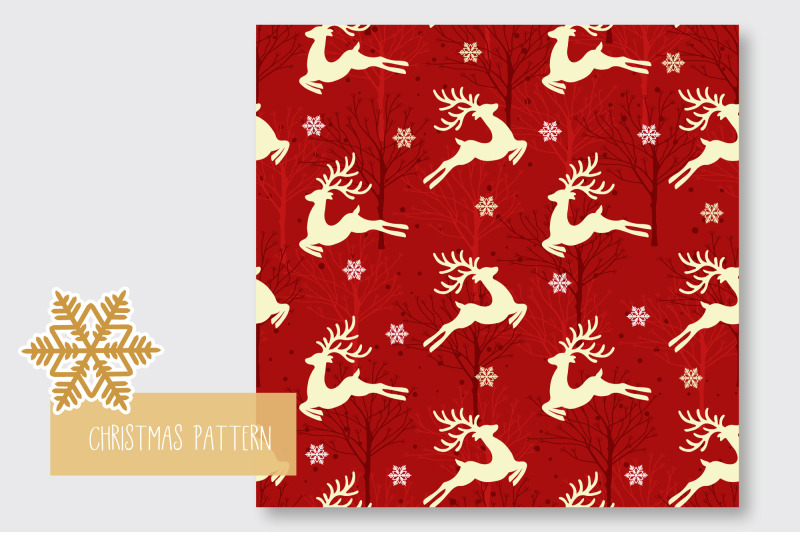 christmas-reindeer-seamless-pattern