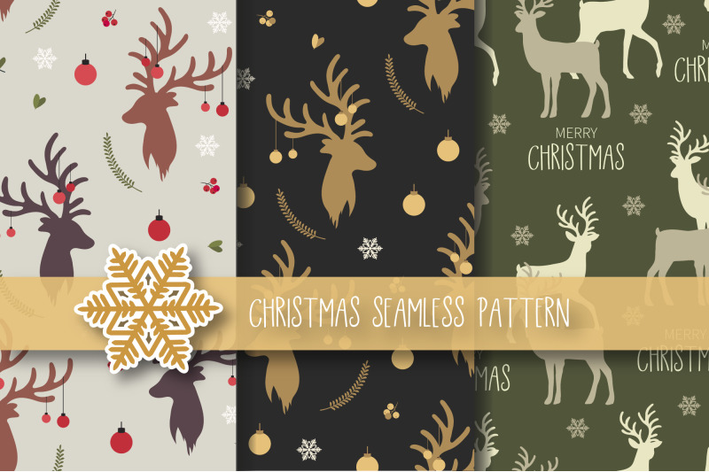 christmas-reindeer-seamless-pattern