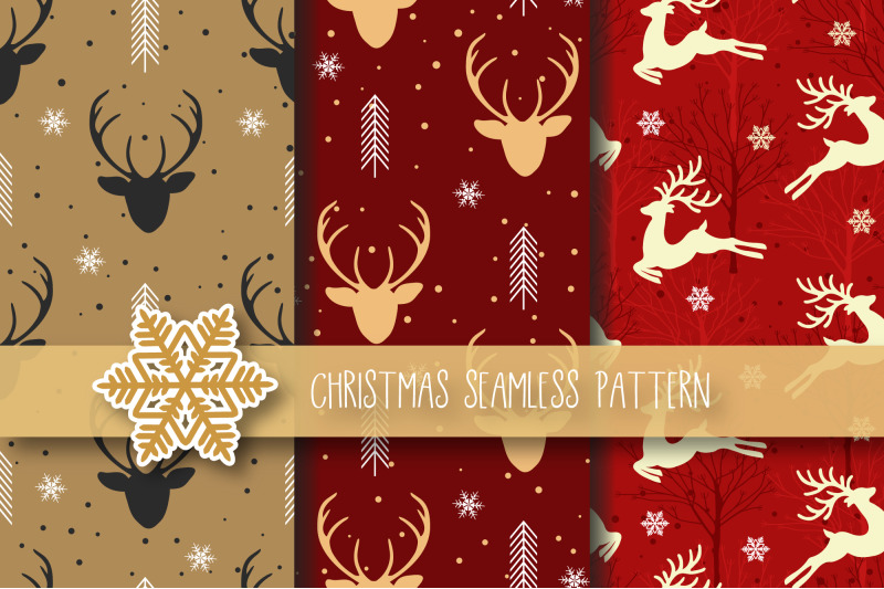 christmas-reindeer-seamless-pattern