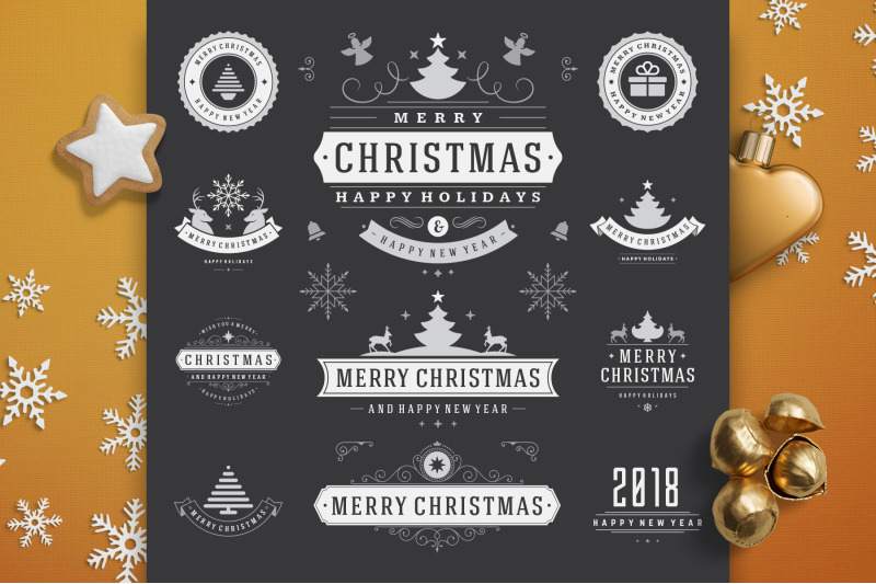 christmas-30-labels-and-badges