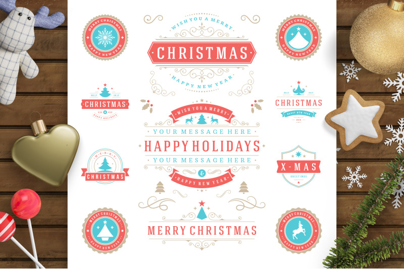 christmas-30-labels-and-badges