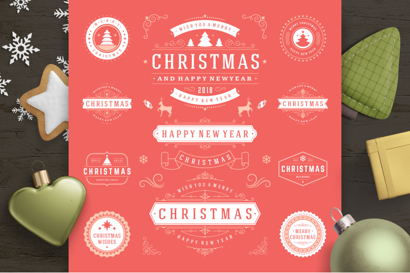 christmas-30-labels-and-badges