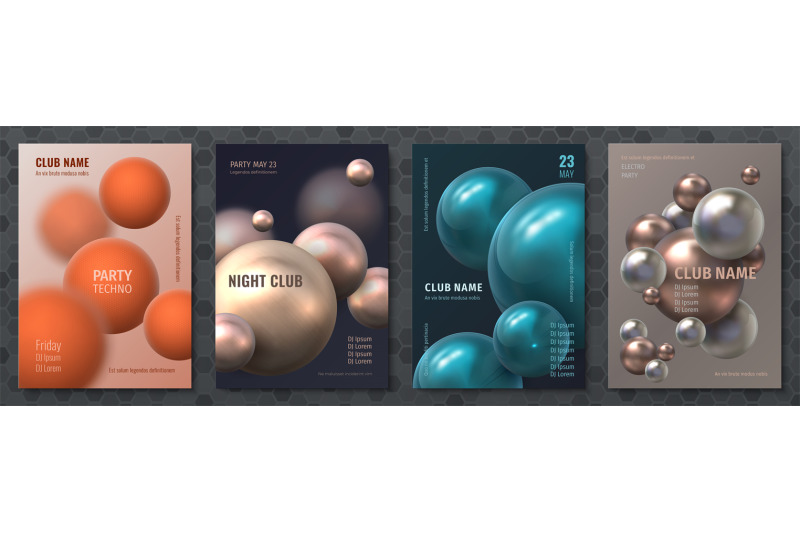 abstract-sphere-poster-modern-brochure-with-realistic-3d-plastic-ball
