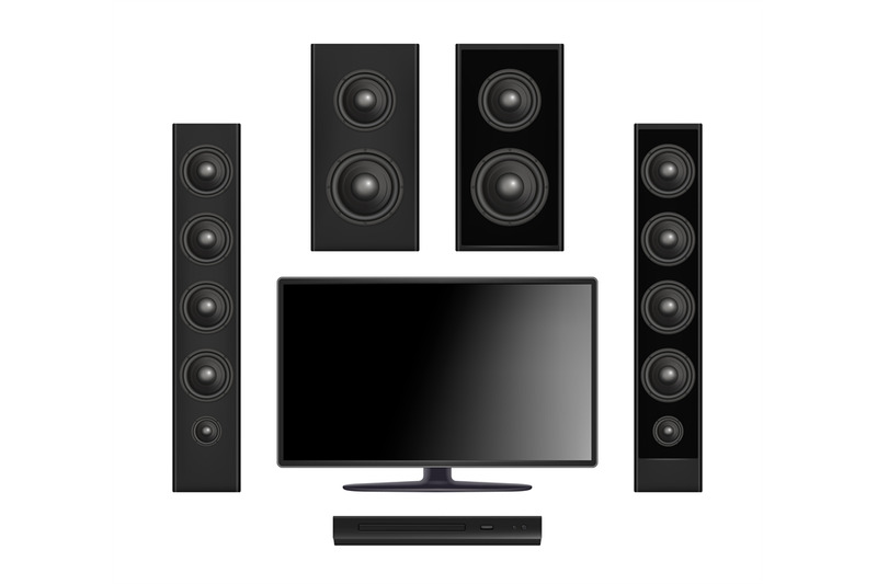 screen-tv-flat-plasma-multimedia-video-system-with-console-and-sound