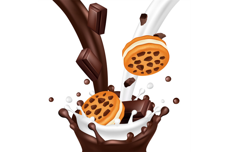 sweet-biscuit-with-chocolate-isolated-on-white-background-realistic-m