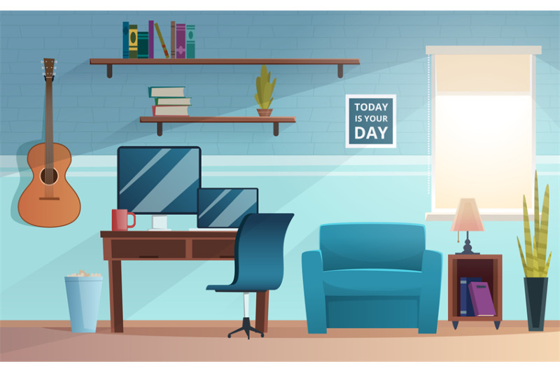 freelance-interior-working-place-of-student-office-vector-home-modern