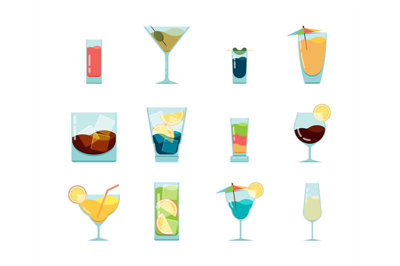 cocktails-flat-icon-alcoholic-summer-party-drinks-in-glasses-cuba-lib