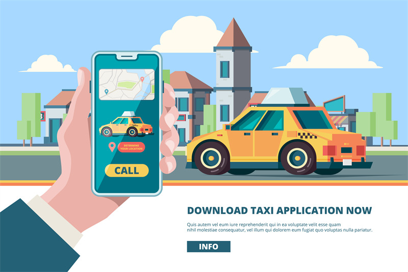 order-taxi-smartphone-in-hand-online-press-order-button-urban-mobilit