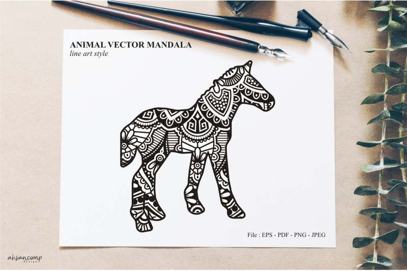 animal-vector-mandala-line-art-style